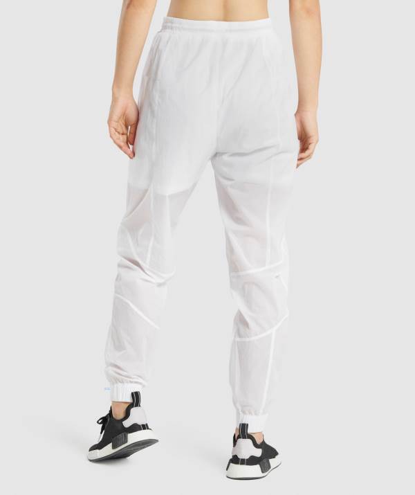 Damske Joggers Gymshark Pulse Woven Biele | WL9347201
